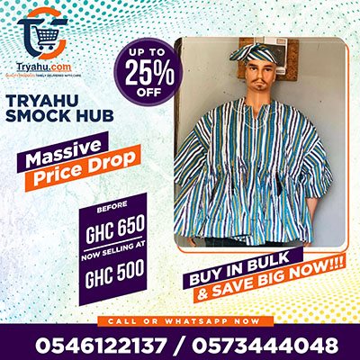 Buy Ghanaian Smock Online | Premium Batakari Tryahu